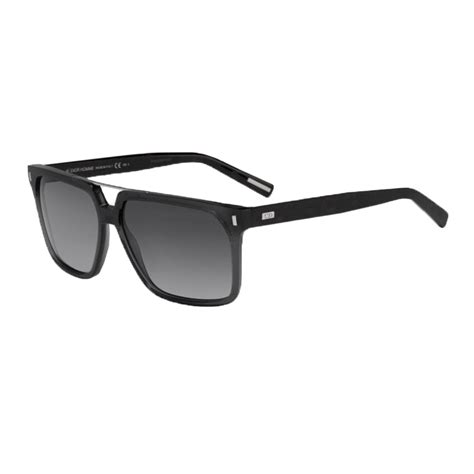 dior home black tie 134s 807|Dior Homme Blacktie Dark Grey Rectangular Men's Sunglasses .